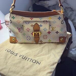 AUTHENTIC LV Murakami Multicolor Eliza Shoulder Bag